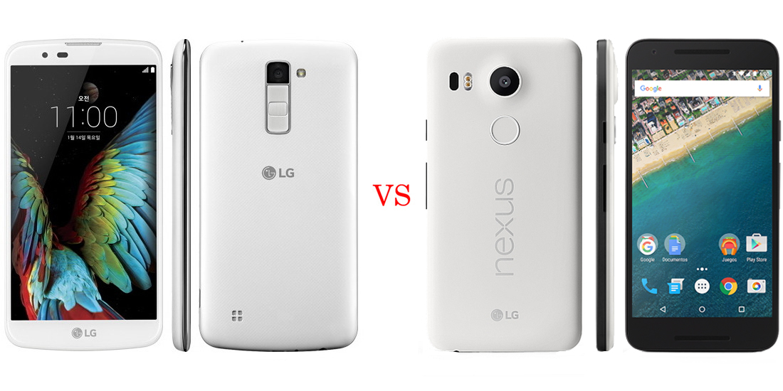 LG K10 versus Nexus 5X 1